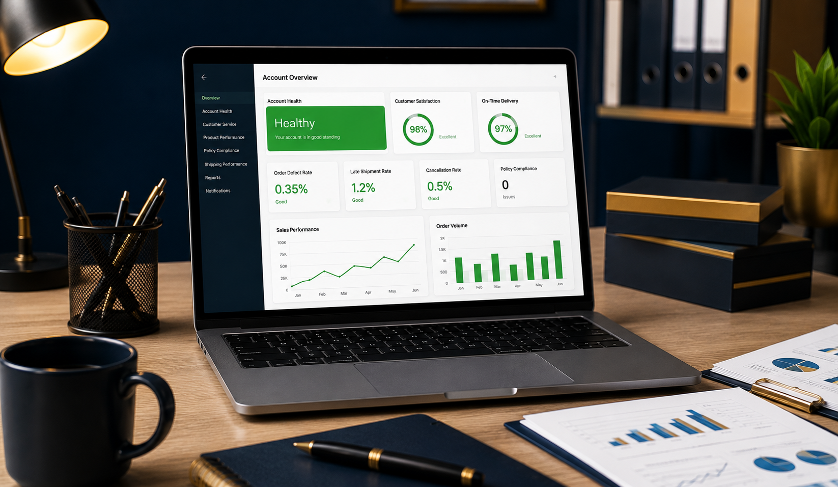 Amazon Account Health Dashboard Metrics Monitoring 2026