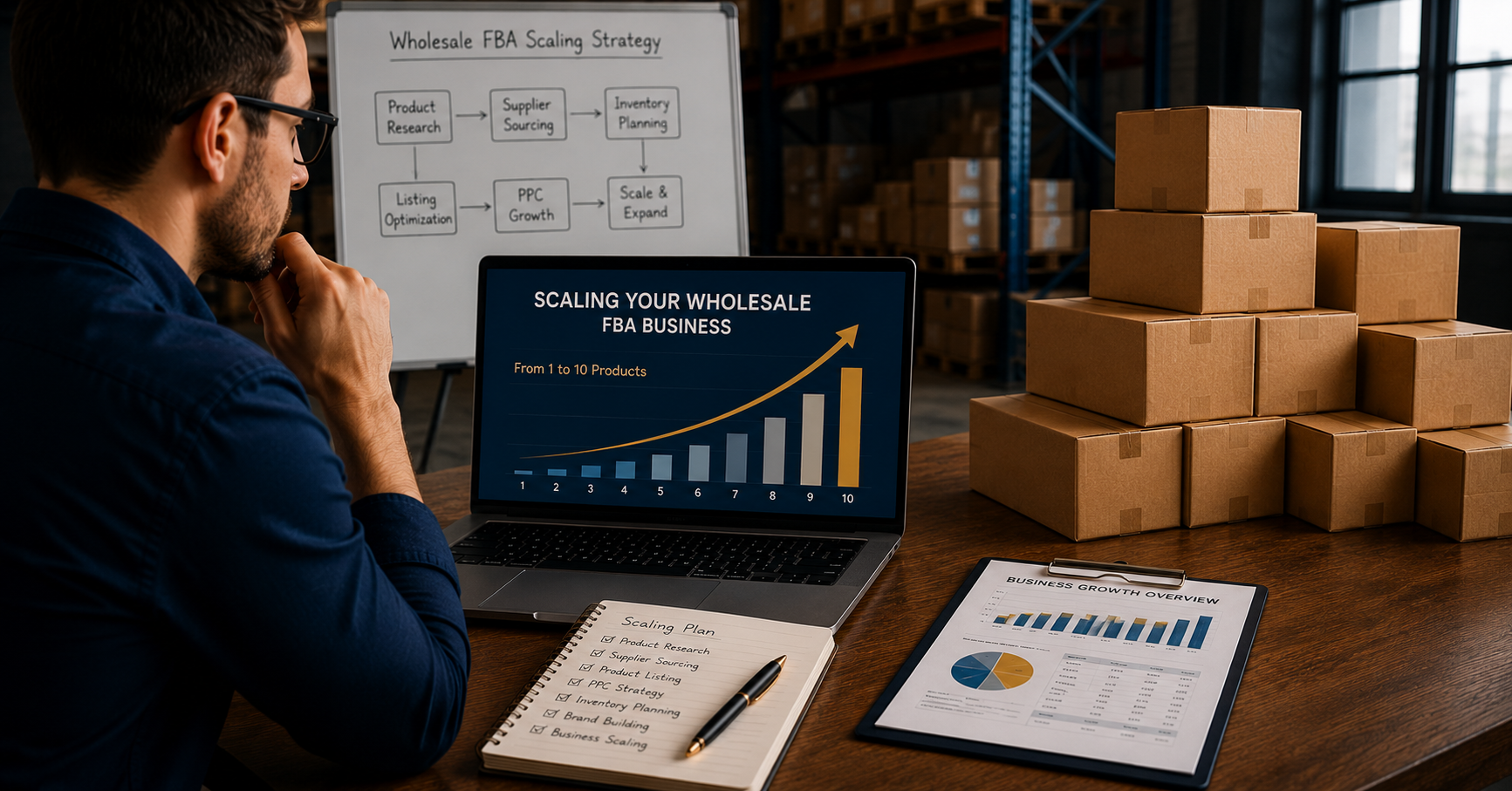 How to Scale Amazon FBA Wholesale 1 to 10 Products 2026