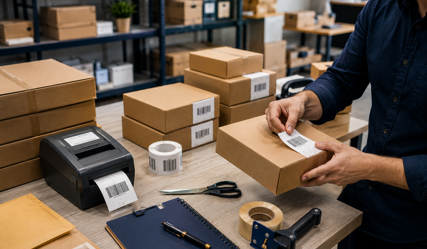 FBA Shipment FNSKU Labels Preparation Wholesale Products