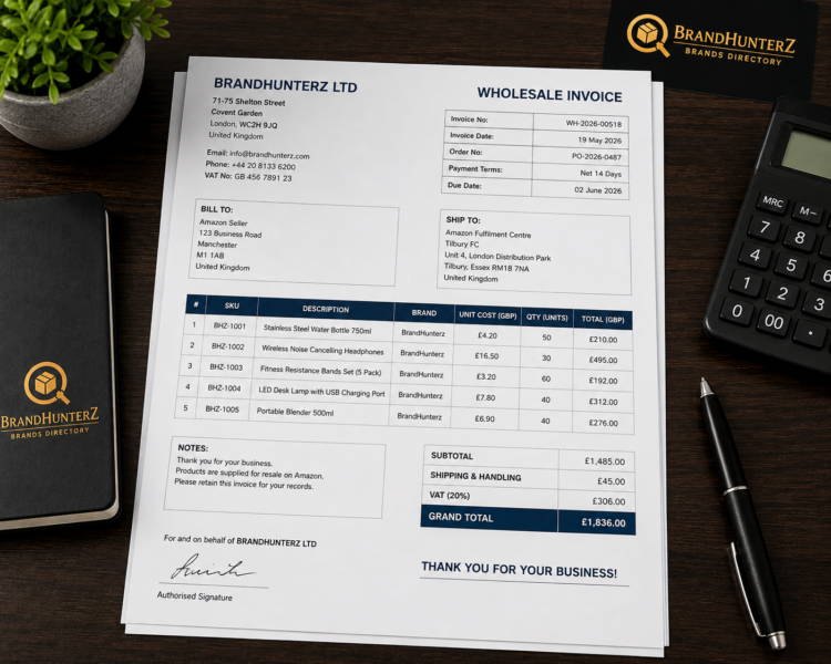 Amazon ungating invoice requirements wholesale distributor authentic documentation 2026
