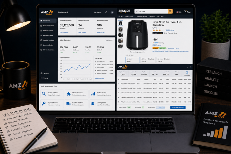AMZScout Review 2026 Complete Guide Amazon FBA Sellers Wholesale Product Research