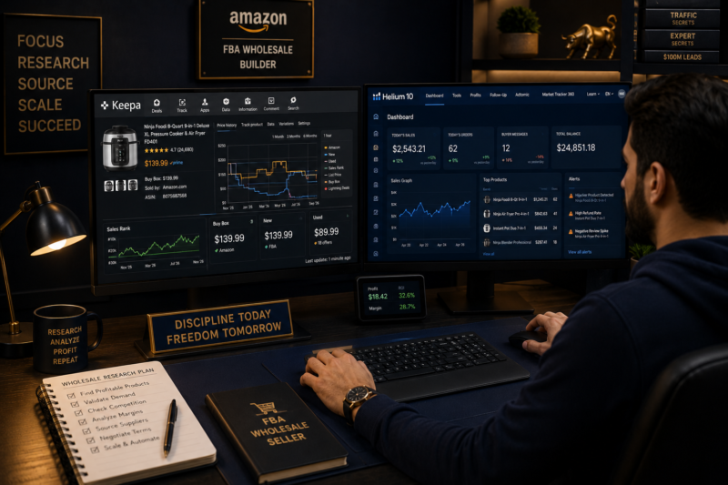 Amazon FBA paid tool stack Keepa Helium 10 AMZScout Zik Analytics investment vs return 2026