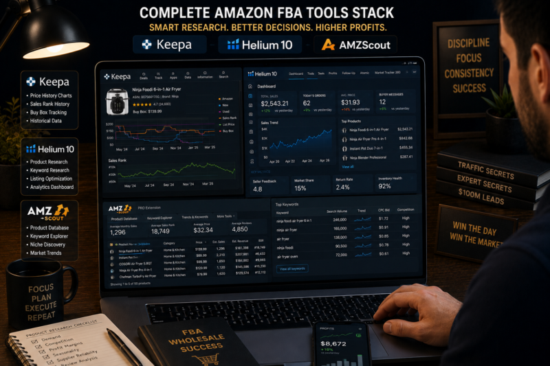 Complete Amazon FBA Tools Stack Guide 2026 Wholesale Seller All Tools Reviewed