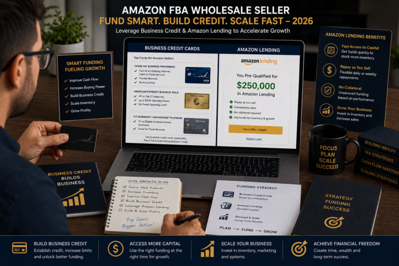 How to Use Business Credit Scale Amazon FBA Wholesale Business USA UK 2026