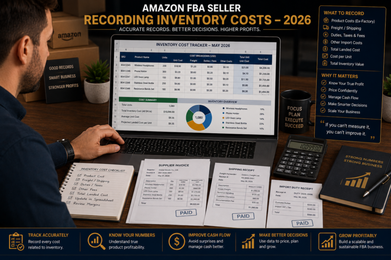 How to Track Amazon FBA Inventory Costs COGS Wholesale Business Finance 2026