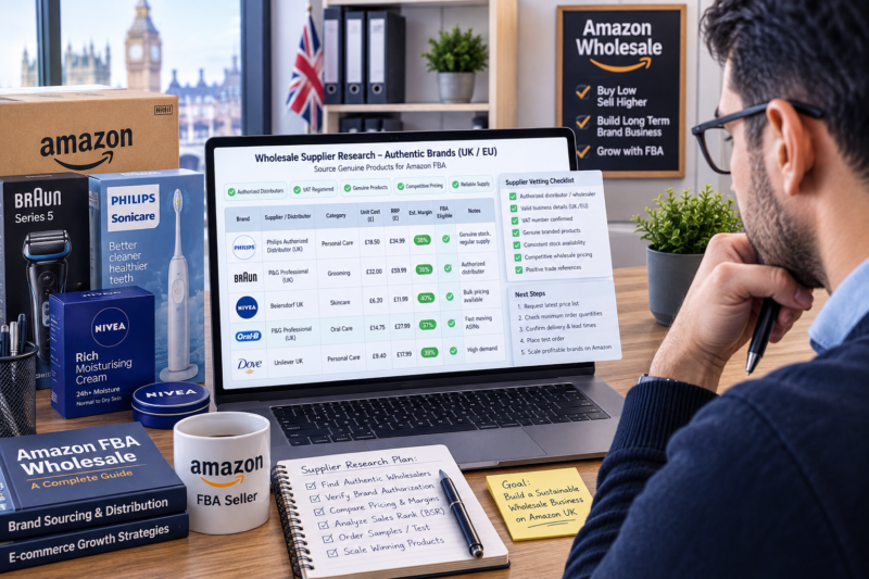 How to Find Authentic Wholesale Suppliers Amazon FBA UK