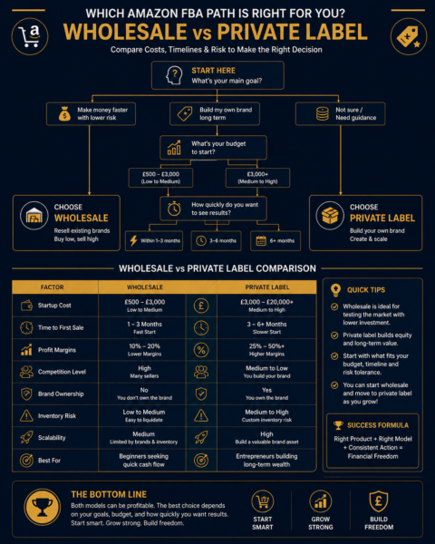 Wholesale vs Private Label Amazon FBA Decision Guide Which to Choose