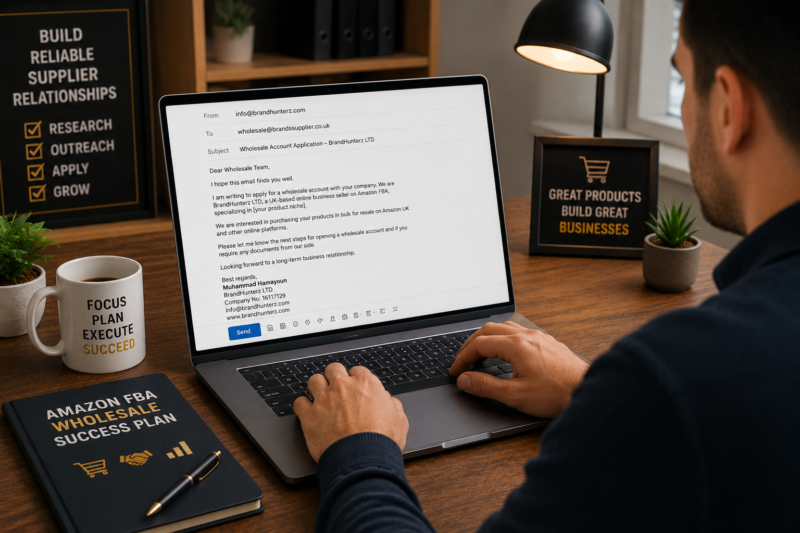 How to Get Wholesale Account Approved Amazon FBA Email Template