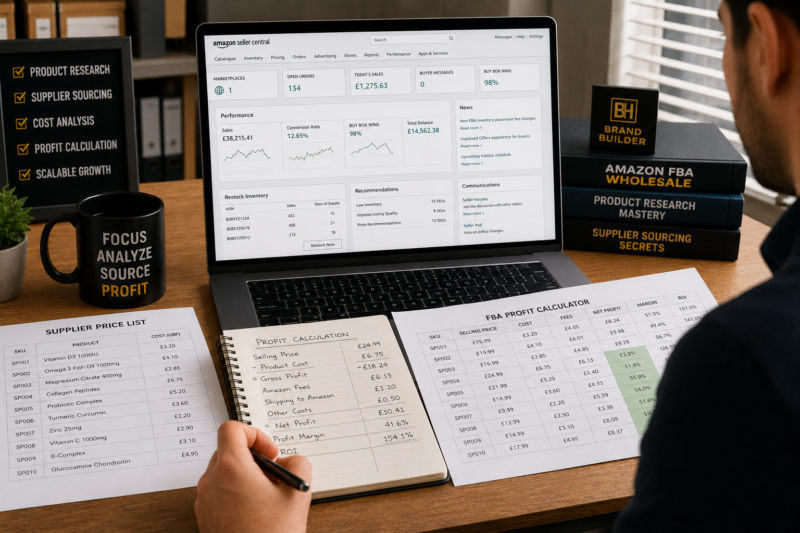 How to Calculate Amazon FBA Profit Margins Wholesale Products Complete Guide