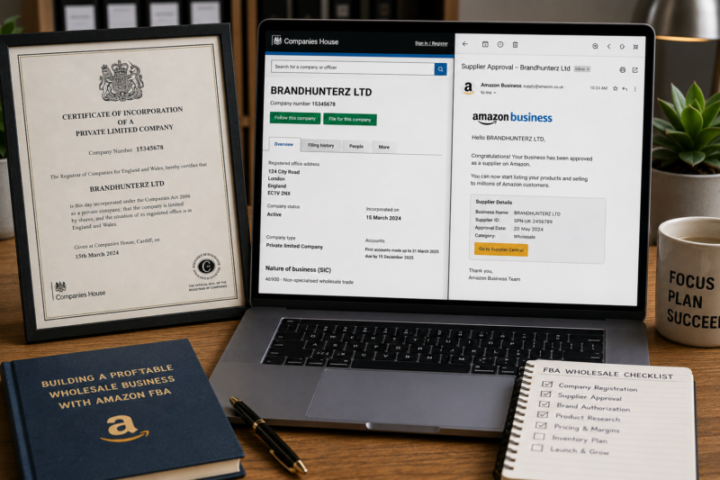UK Ltd Company Registration Amazon FBA Wholesale Advantage Complete Guide