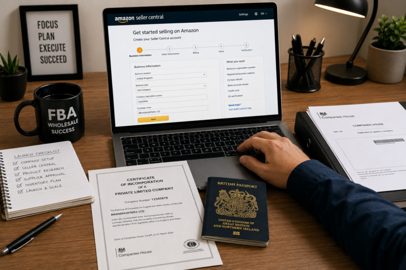 How to Open Amazon Seller Account UK Step by Step Complete Guide