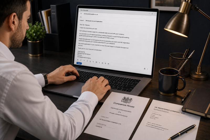 How to Write Wholesale Account Application Email Gets Approved Amazon FBA