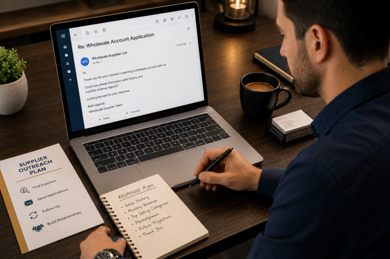 What to Say When Wholesale Supplier Asks for Sales History Amazon FBA Beginner Guide