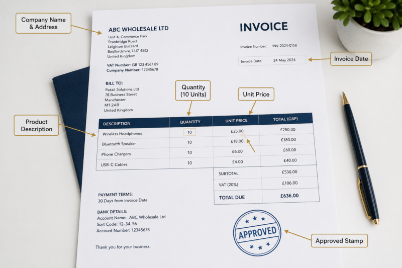 Wholesale Supplier Invoice Amazon Ungating Requirements FBA Seller Approval Process