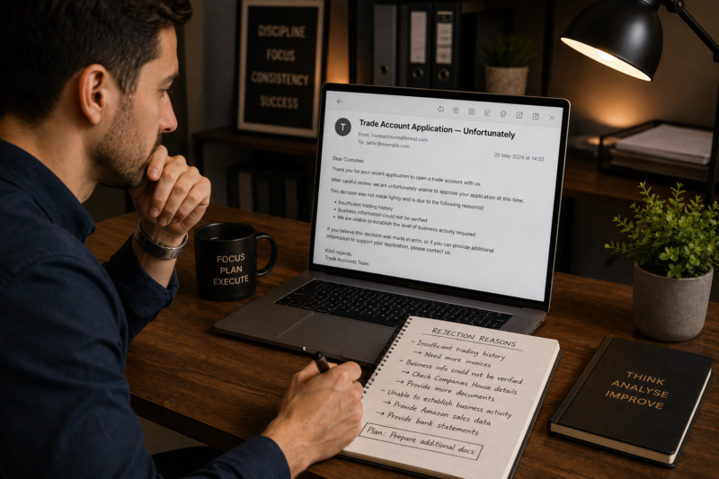 Why Wholesale Suppliers Reject New Amazon Sellers How to Fix It Complete Guide