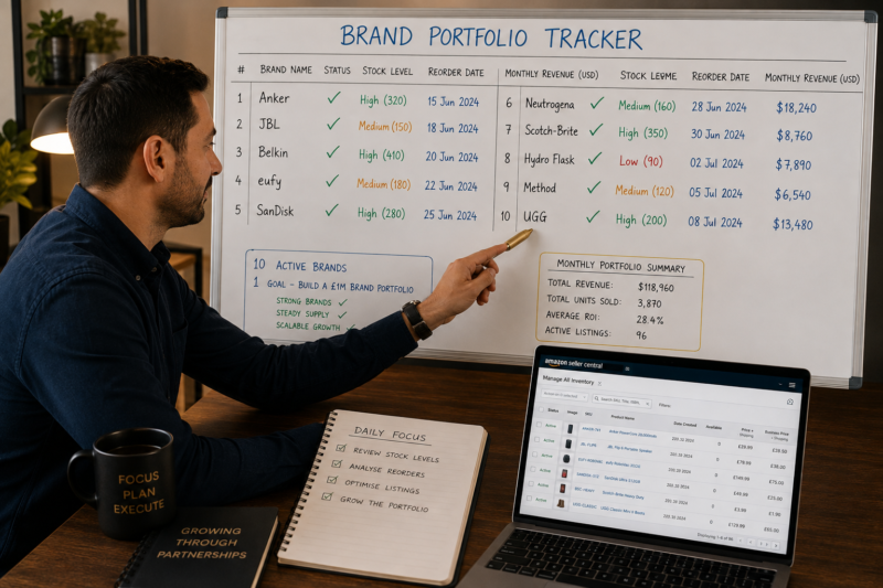 How to Scale Wholesale Supplier Portfolio 1 to 10 Brands Amazon FBA Complete Guide