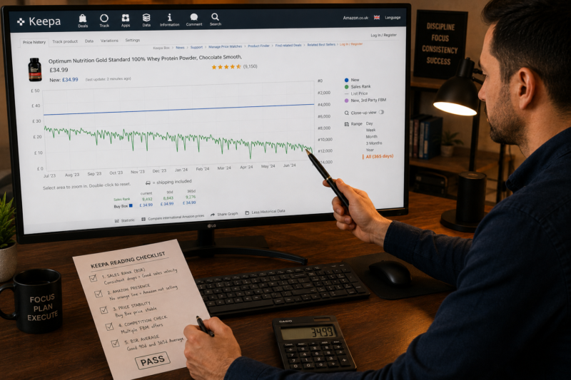 How to Read a Keepa Graph Complete Guide Amazon FBA Wholesale Sellers