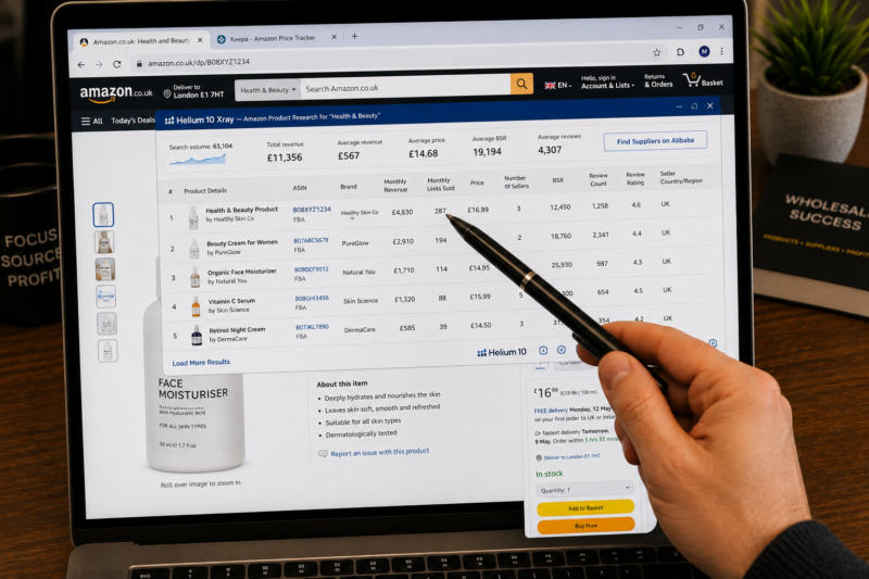 How to Use Helium 10 Amazon FBA Wholesale Product Research Complete Guide