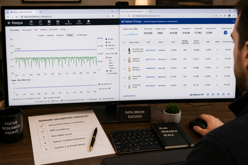 How to Validate Amazon FBA Product Demand Before Placing Wholesale Order Complete Guide