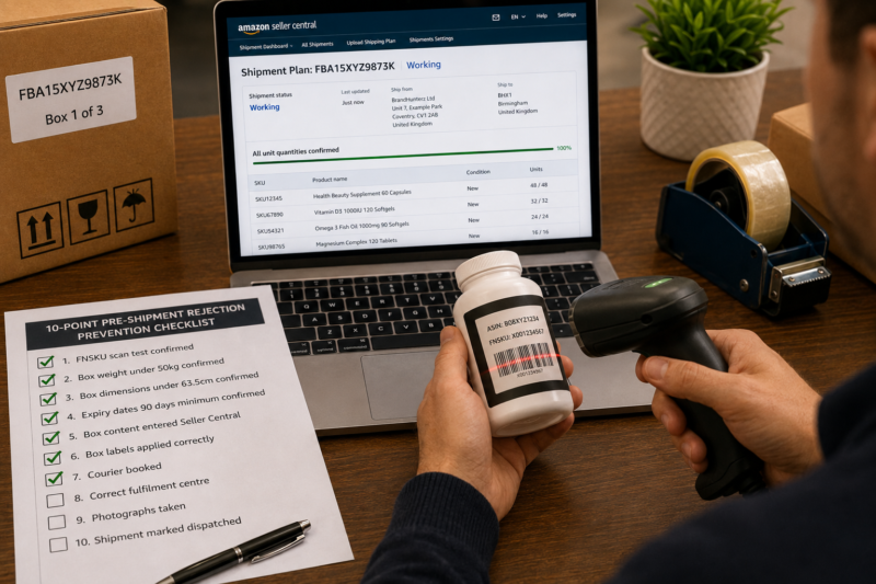 How to Avoid Amazon FBA Shipment Rejections Warehouse Errors Complete Guide Wholesale Sellers