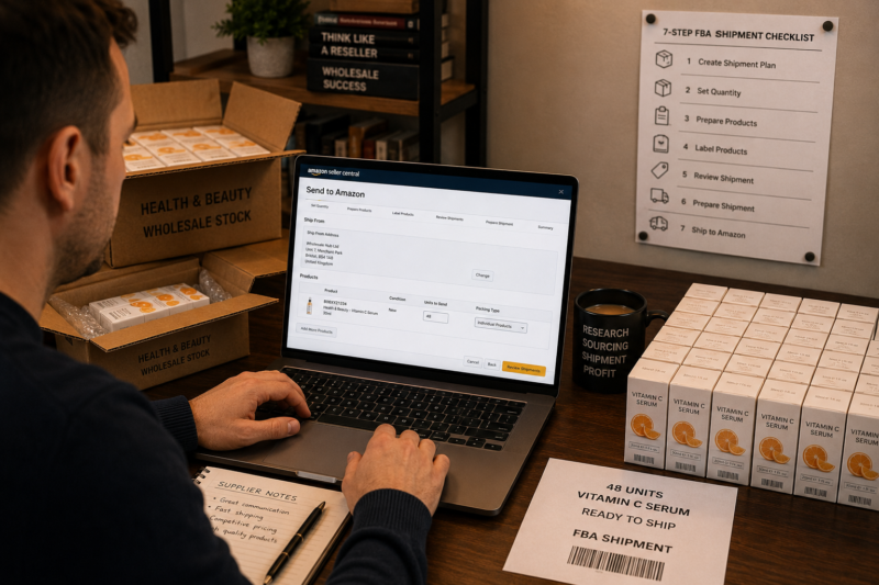 How to Prepare First Amazon FBA Shipment Complete Step by Step Guide Wholesale