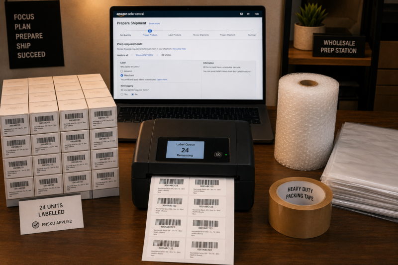 Amazon FBA Packaging Requirements Complete Guide Wholesale Sellers Unit Prep Box Requirements