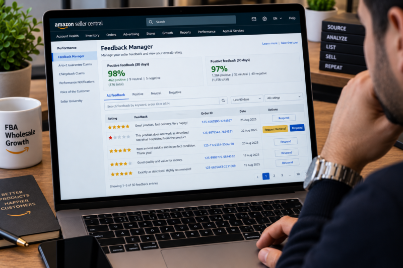 How to Remove Negative Feedback on Amazon Complete Guide Wholesale Sellers FBA