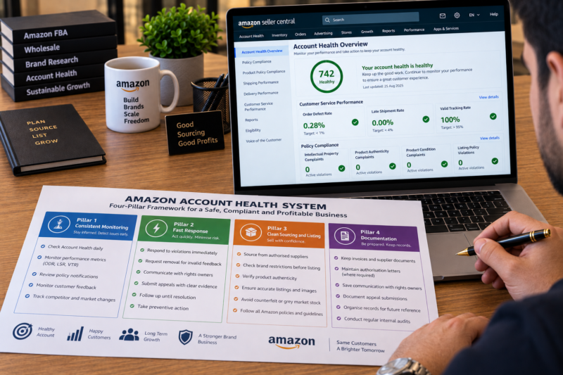 How to Maintain Healthy Amazon FBA Account Long Term Complete System Guide Wholesale Sellers