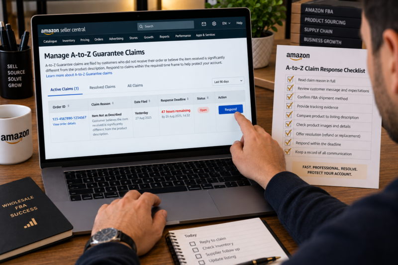 How to Handle Amazon A-to-Z Guarantee Claims Complete Guide FBA Wholesale Sellers