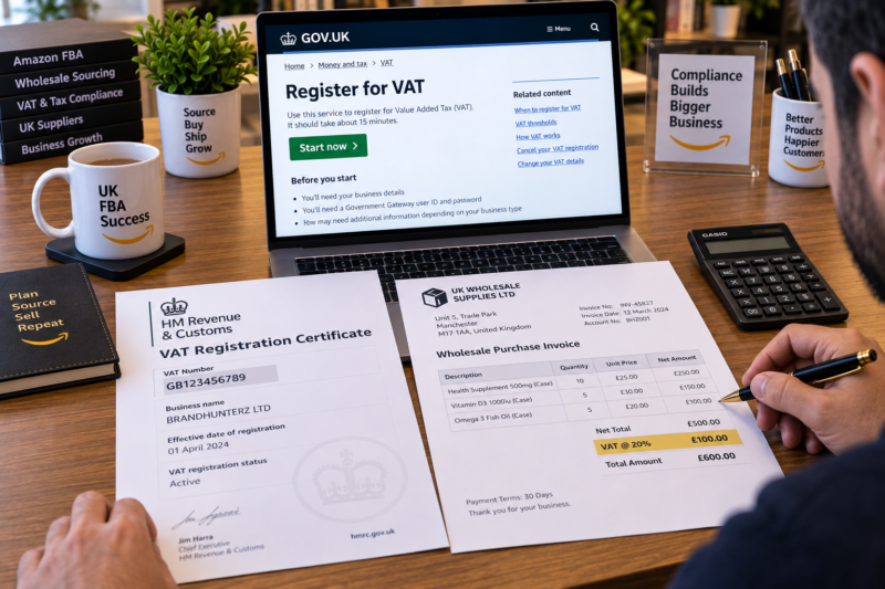 VAT for Amazon UK Sellers Complete Guide Wholesale FBA What You Need to Know