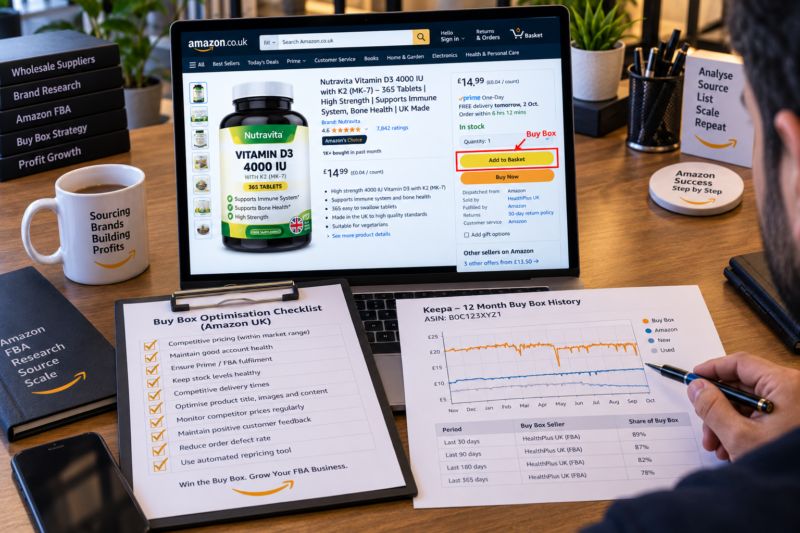 How to Win the Buy Box on Amazon UK Complete Guide Wholesale Sellers FBA