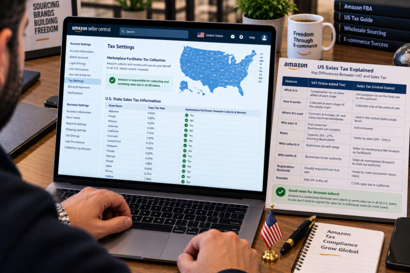 Sales Tax for Amazon USA Sellers What Every Seller Needs to Know Complete Guide