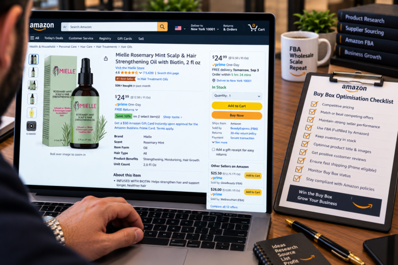 How to Win the Buy Box on Amazon USA Complete Guide Wholesale FBA Sellers