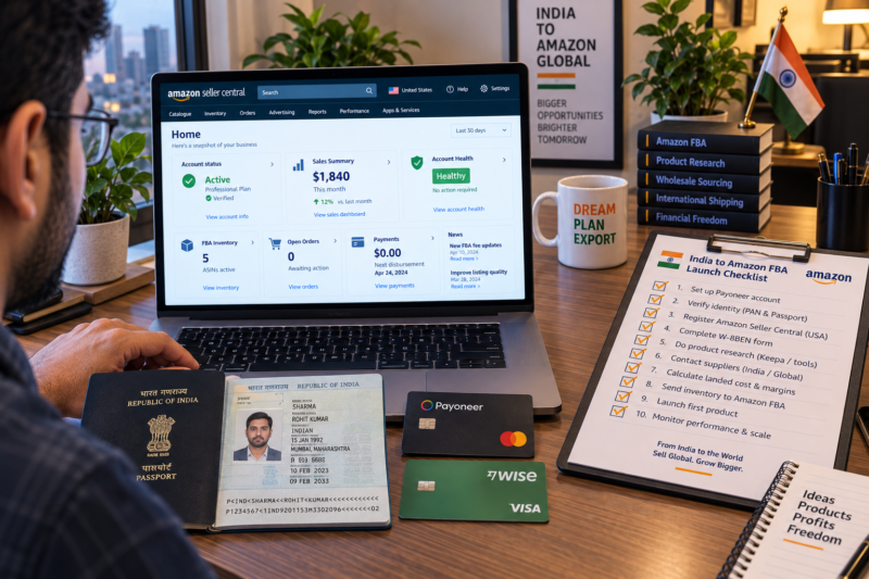 How to Sell on Amazon from India Complete FBA Wholesale Guide