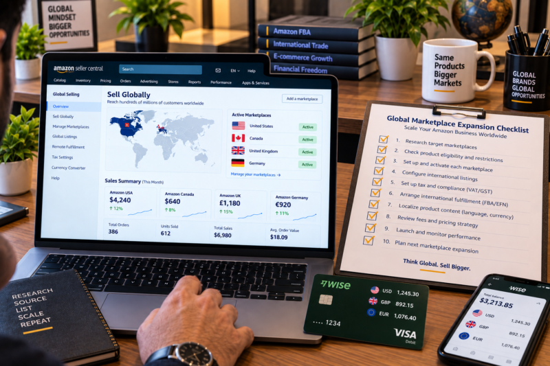 Amazon Global Selling How to Sell on Multiple Marketplaces at Once Complete Guide