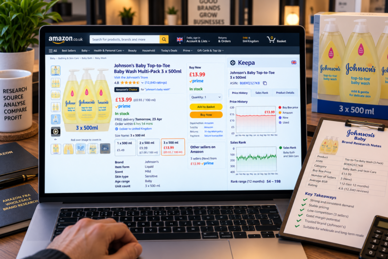 Johnson's Baby Wholesale Review Amazon FBA Sourcing Analysis Complete Guide